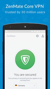 Скриншот ZenMate VPN