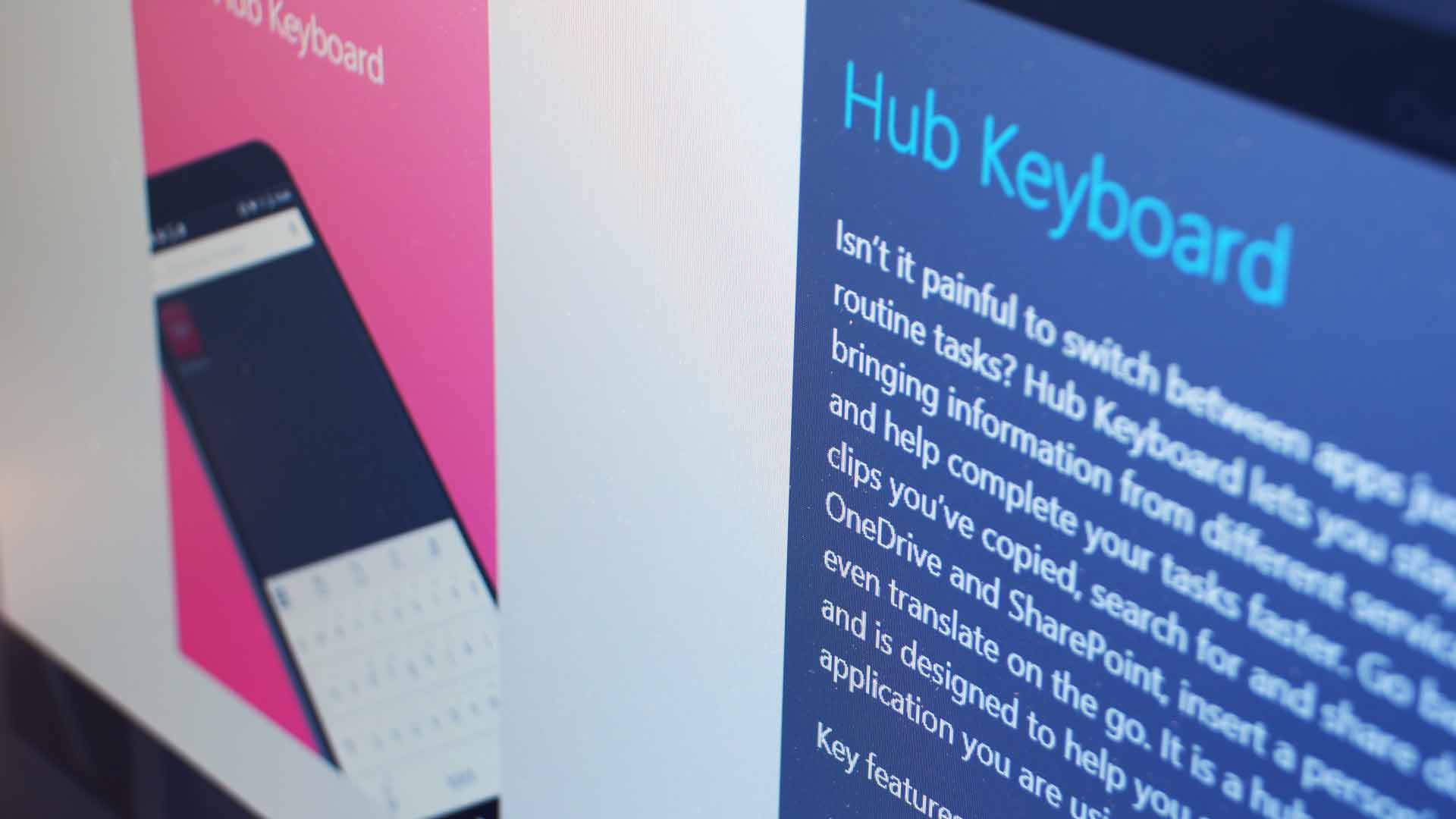 Microsoft представила программу Hub Keyboard для Андроид
